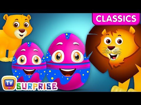 ChuChuTV Classics - Surprise Eggs Wildlife Toys | Kids Learn about Baby Wild Animals &amp; Animal Sounds