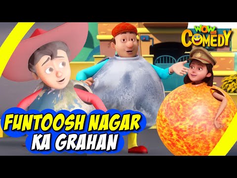 Chacha Bhatija In Hindi- EP40 | Funtoosh Nagar ka Grahan | Funny Videos For Kids | Wow Kidz Comedy