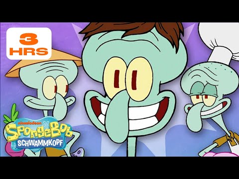 SpongeBob | 3 Stunden der BESTEN Momente von Thadd&auml;us! | Spongebob Schwammkopf