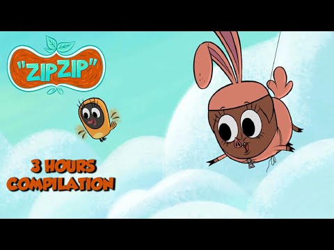 She believes she can touch the sky | Zip Zip | 3 hours Season 1 Compilation | Cartoon for kids