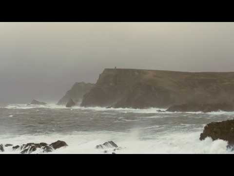 POWERFUL Thunderstorm &amp; Ocean Sounds for Sleep or Study | Heavy Rain &amp; Stormy Sea | 4K HD Video