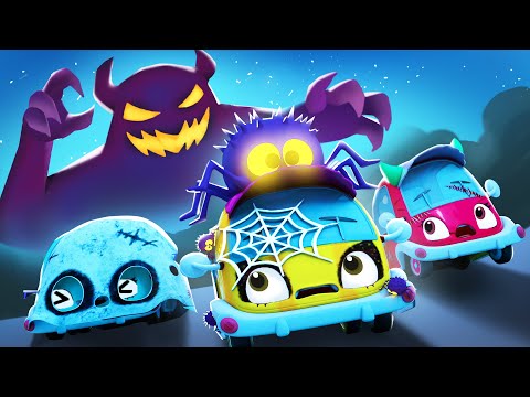 Scary Monster Trucks | Halloween Song | Monster Truck | Kids Song | BabyBus- Cars World