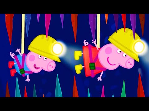 Peppa Pig Ventures into a Dark and Mysterious Cave 🐷 💎 Adventures With Peppa Pig