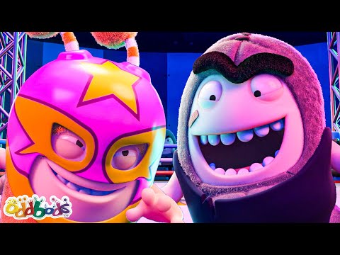 Slick The Wrestling Champion | Oddbods - Sports &amp; Games Cartoons for Kids