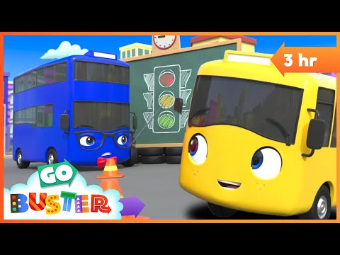 Buster's First Day At School | Go Buster - Bus Cartoons &amp; Kids Stories