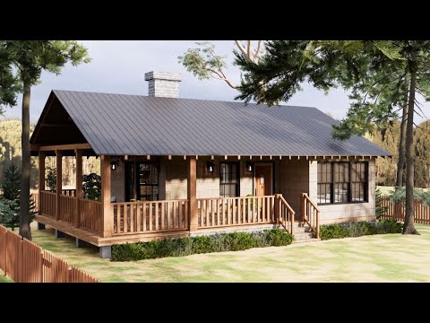 8x8m (26'x26') Cozy Cottage House !!! |  Embracing Simple and Complete Living