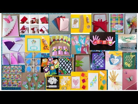 50+Latest Different Types Of Cards Making Ideas Papers And Different Things Very Easy ???️?️?