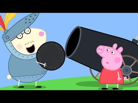 Fun Cartoons for Kids - Peppa Pig Visits the Castle