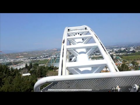 Full Throttle Front Seat POV 2023 FULL HD Six Flags Magic Mountain