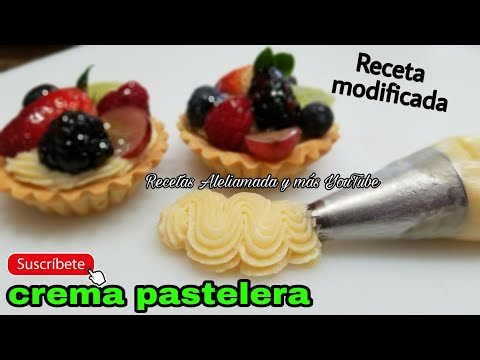 crema pastelera para rellenar tartas y m&aacute;s postres| Receta modificada