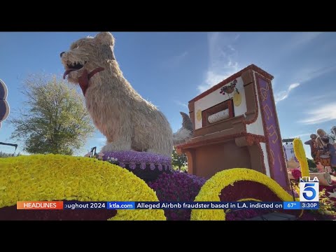 Floatfest showcases Rose Parade floats for limited time