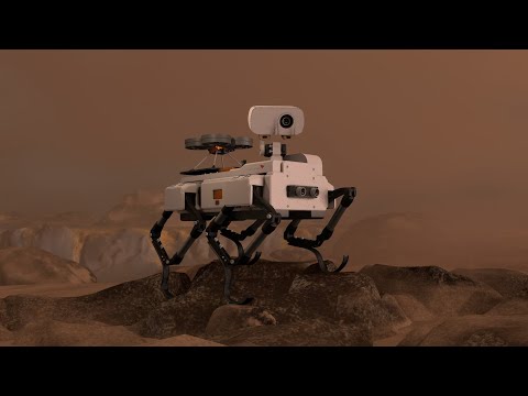 CONTINUITY Rover - Landing on Mars - Blender Animation (PhD at 