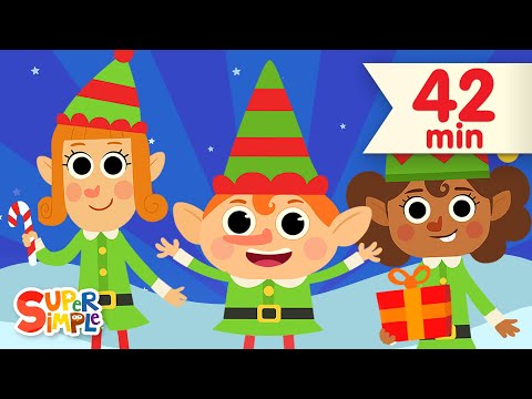 Five Little Elves | + More Christmas Songs for Kids | Super Simple Songs