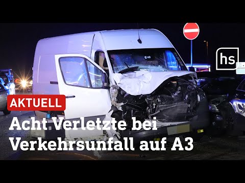 Kollision bei Medenbach: Schwerer Unfall auf A3 | hessenschau