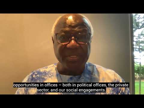 H.E. Ernest Bai Koroma, former President of Sierra Leone pledges to Have Her Back