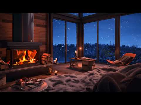 Cozy Natural Sounds | Cozy Fireplace Ambience With Crackling Fire Sounds For Relaxation, Sleeping