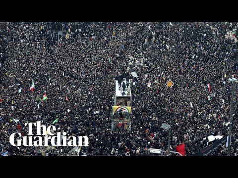 Massive crowds attend funeral processions as Suleimani's body returned to Iran