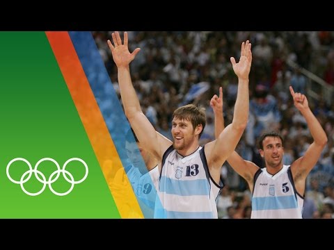 Argentina win Basketball gold at Athens 2004 | Epic Olympic Moments