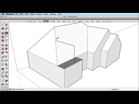 SketchUp Training Series: Inference Locking Example