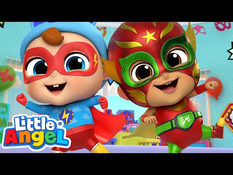 Luchador, My Favorite Superhero  | @LittleAngel Kids Songs &amp;amp; Nursery Rhymes