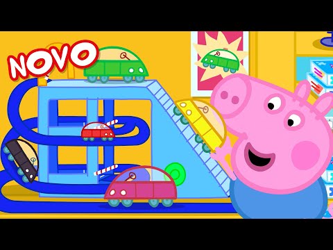 Peppa Pig Portugu&ecirc;s Brasil | George Brinca com Carros de Brinquedo! | NOVO Contos da Peppa Pig