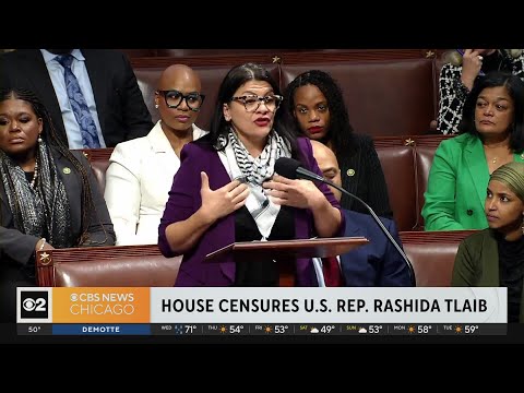 House censures U.S. Rep. Rashida Tlaib over Israel comments