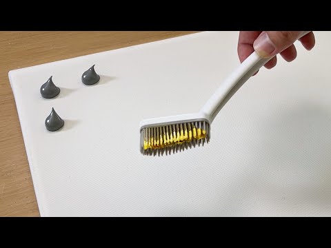 Easy way to draw a tree / Acrylic painting technique