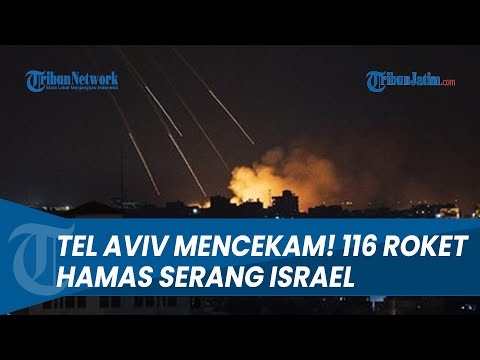 TEL AVIV MENCEKAM! 116 Roket Hamas Serang Israel dari Jalur Gaza, Petaka bagi Warga Zionis