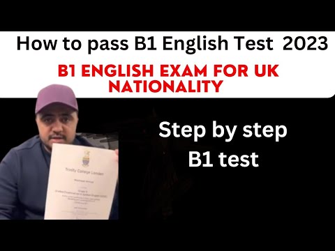 B1 English Exam for UK Citizenship/How to pass B1 English exam 2023 | B1 test  London 2023,sa pco