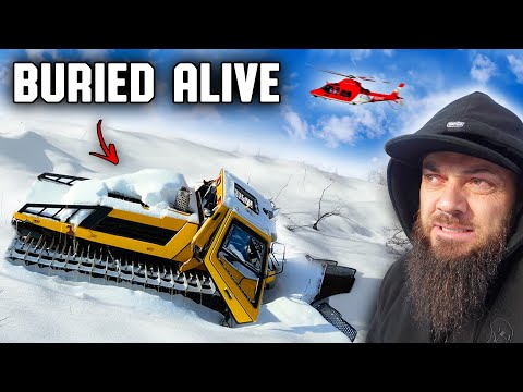 Insane Recovery: Avalanche Buries Two Men Alive in Snowcat!