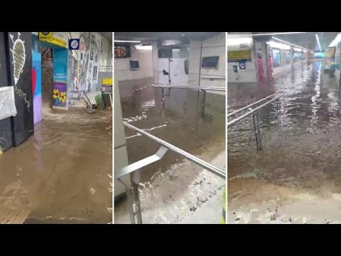 Milano, la stazione di Porta Garibaldi invasa dall&rsquo;acqua: caos treni