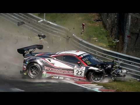 N&Uuml;RBURGRING MEGA CRASH COMPILATION - Nordschleife MEGA Crash &amp; Fail Compilation Racing / NLS / 24h