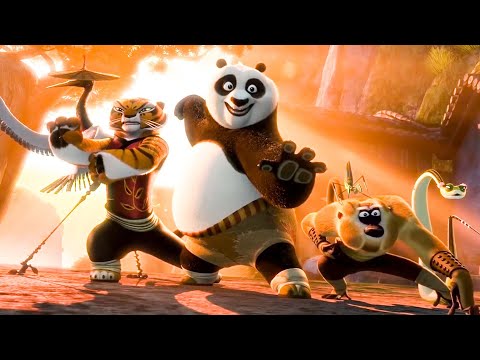 KUNG FU PANDA 2 Clips + Trailer - Part One (2011) Jack Black