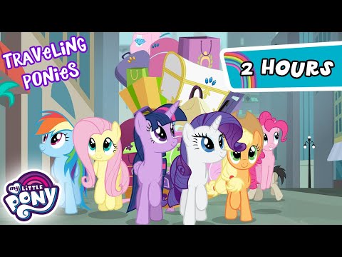 My Little Pony: Friendship is Magic | TRIPS 🧳 | BEST Traveling Episodes | 2 Hours