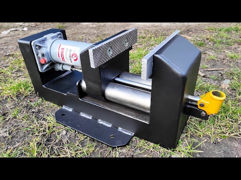 Amazing Hydraulic Vise!! Powerful DIY Hydraulic Vise!!