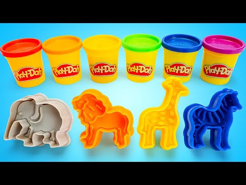 Create and Learn Animal with Play Doh - Preschool Toddler Learning Video ??