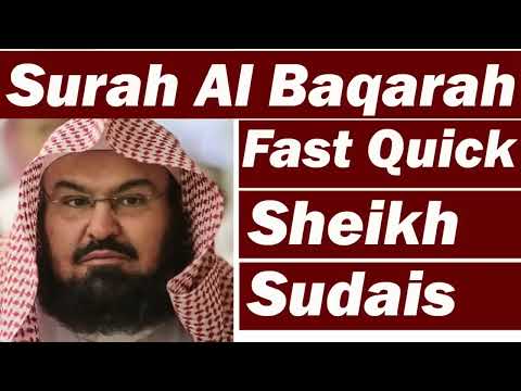 Surah Baqarah Fast Recitation Speedy and Quick Reading in 59 Minutes By Sheikh 