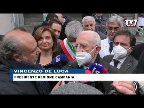 IL GOVERNATORE DE LUCA A TV7 PARLA DEI NUOVI REPARTI DEL S.PIO E  POTENZIAMENTO DEI PRONTO SOCCORSO