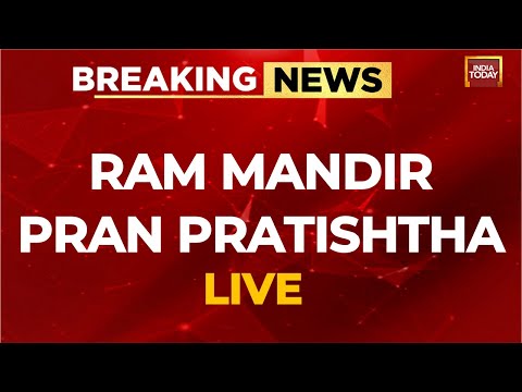 Ram Mandir Pran Prathishtha Ayodhya LIVE | Ayodhya Ram Mandir Inauguration | India Today News Live