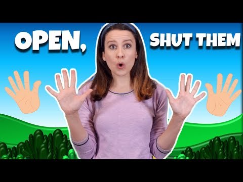 Open Shut Them Song with Action - Great for babies toddlers - extra verses!