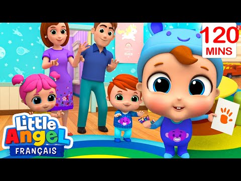 La Famille des Doigts  | Comptines avec B&eacute;b&eacute; Louis | Little Angel Fran&ccedil;ais