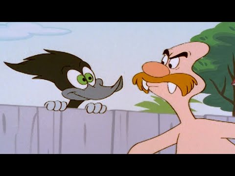 Woody tricks the guard to get food | Woody Woodpecker