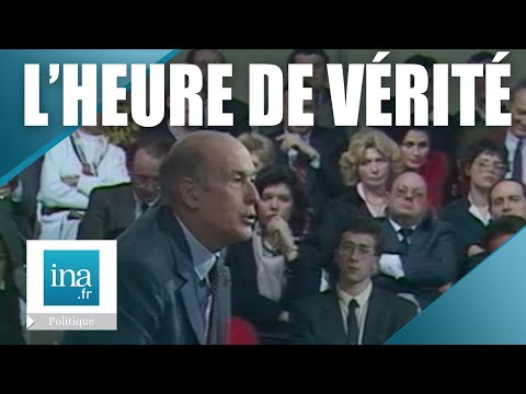 Val&eacute;ry Giscard d'Estaing  dans L'Heure de V&eacute;rit&eacute; | 29/01/1986 | Archive INA