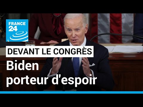 Devant le Congr&egrave;s am&eacute;ricain, Joe Biden se veut porteur d'espoir &bull; FRANCE 24