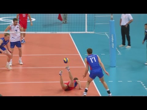 Men's Volleyball Preliminary Round - RUS v SRB | London 2012 Olympics