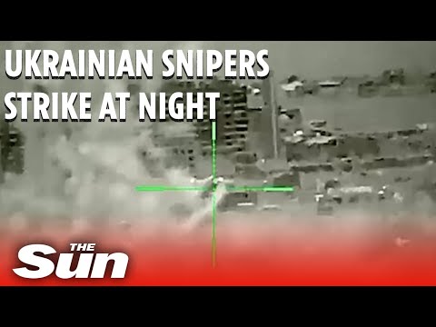 Ukrainian snipers wipe out Russian troops 1,500 metres away with US rifles