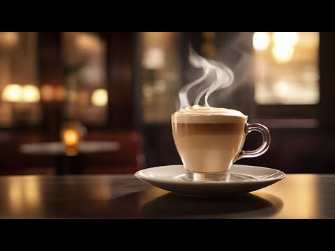 Cozy Coffee Shop Ambience &amp; happy Jazz Music ☕ Smooth Jazz Instrumental Music for Relax, Study, Work