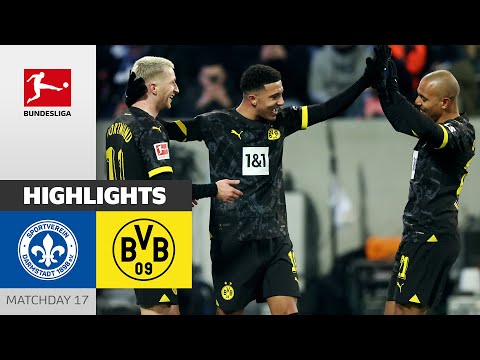 Sancho Comeback Secures Win! | Darmstadt - Borussia Dortmund 0-3 | Highlights | MD 17 &ndash; Bundesliga