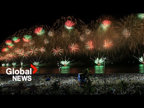 New Year&rsquo;s 2024: Rio de Janeiro celebrates with spectacular fireworks show at Copacabana Beach