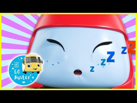 Buster And The Sleepy Train | Go Buster Official | Nursery Rhymes | Videos for Kids |  ABCs and 123s